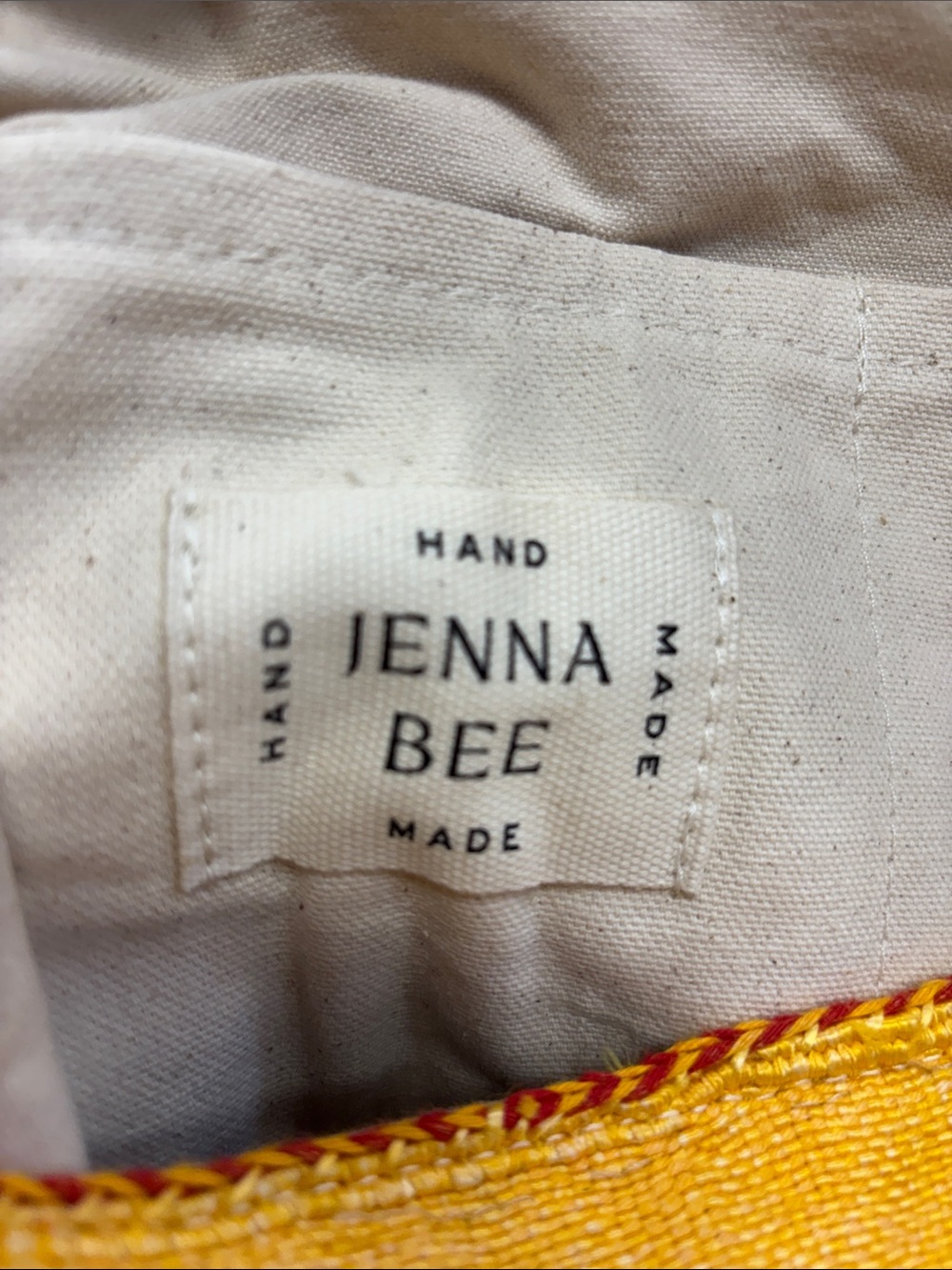 Jenna Bee Hand Crafted  Embroidered Canvas Shoulder Bag - Picture 5 of 5